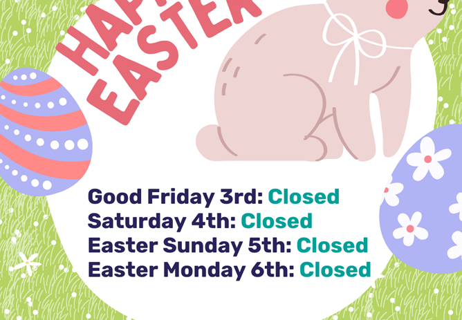 Easter Opening Hours