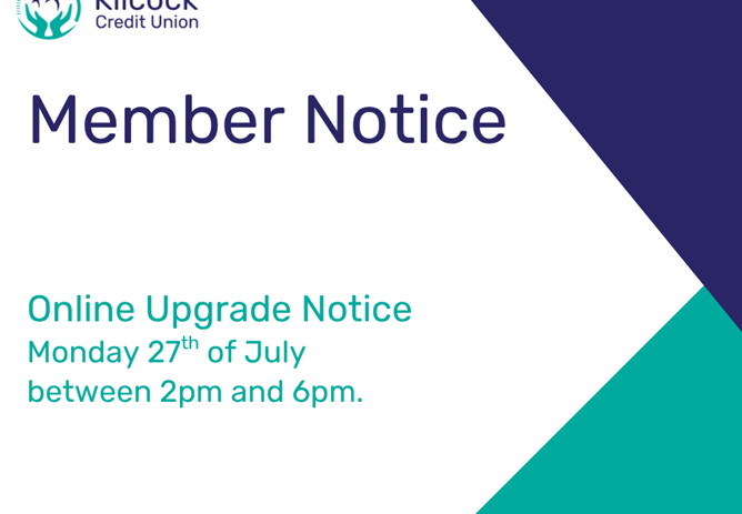 Online Upgrade Notice